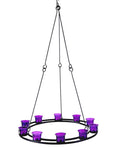 Single Tier Tea Light Chandelier