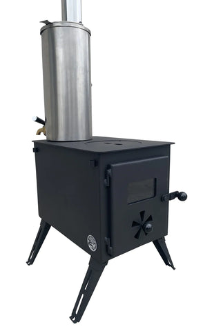 Outbacker® 'Firebox' Tent Stove & Water Heater Package